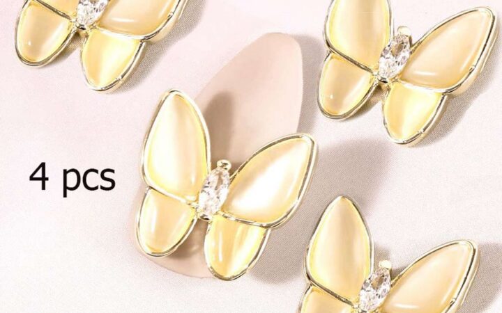3D Butterfly Nail Charms for Efficient Salon Workflow