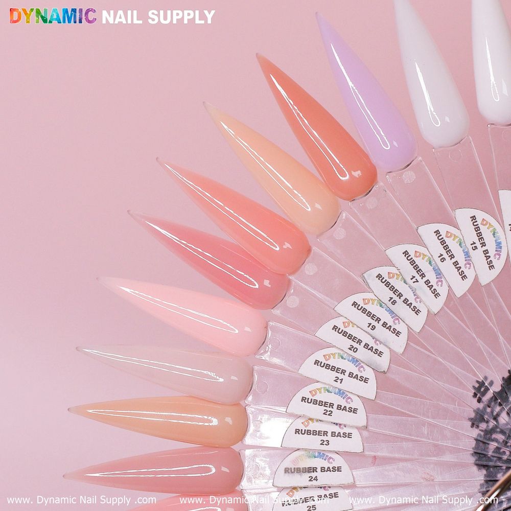BIAB rubber base gel bottles nude shades - 3
