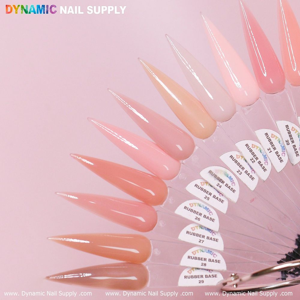 BIAB rubber base gel bottles nude shades - 4