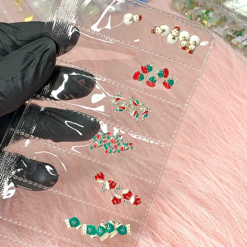 Christmas Nail Charms Set — Salon Workflow Guide