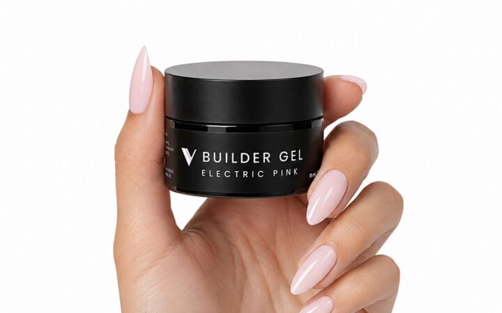 Salon-Perfect Nails with Electric Pink Builder Gel