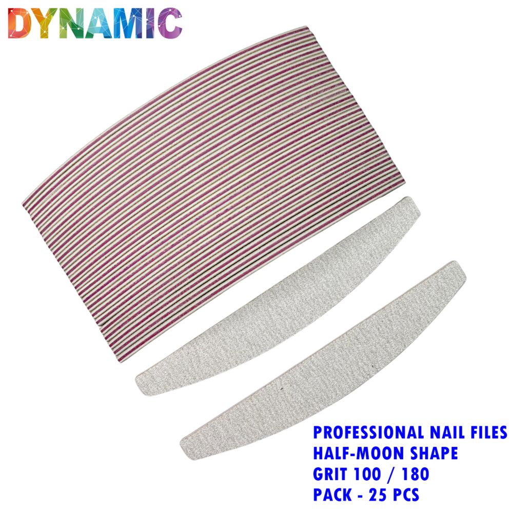 25 jumbo half-moon nail files - 3