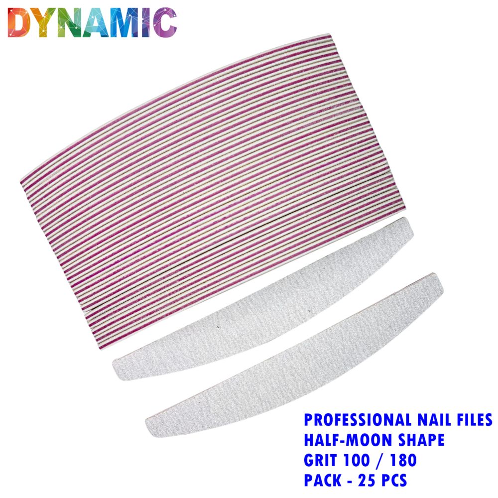 25 jumbo half-moon nail files - 5